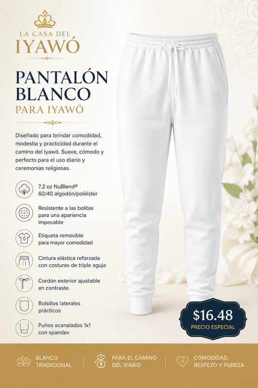 Jogger Blanco Iyawó-Pijama